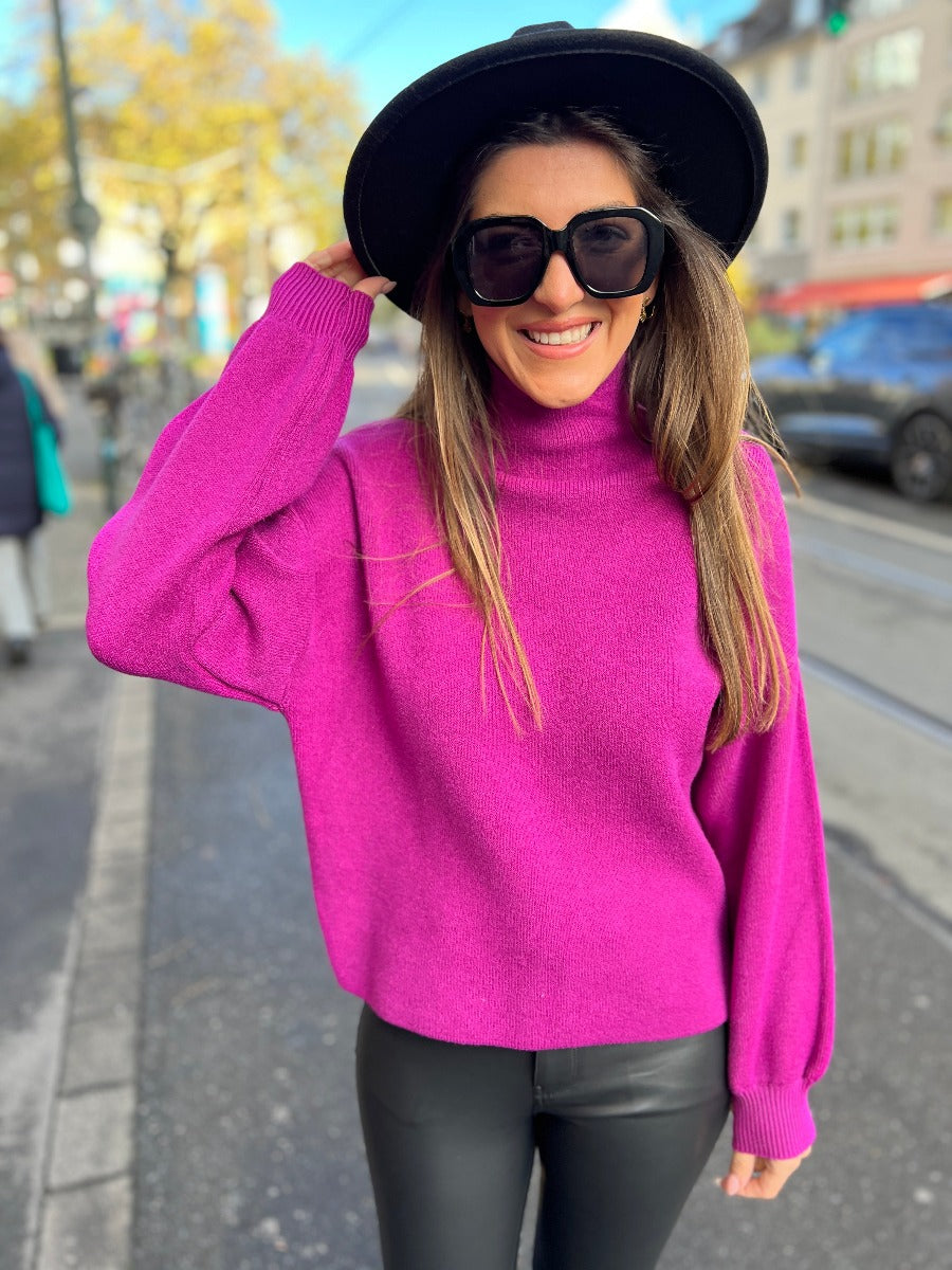 Pullover Liza mit Stehkragen kurz No 129 concept store Düsseldorf
