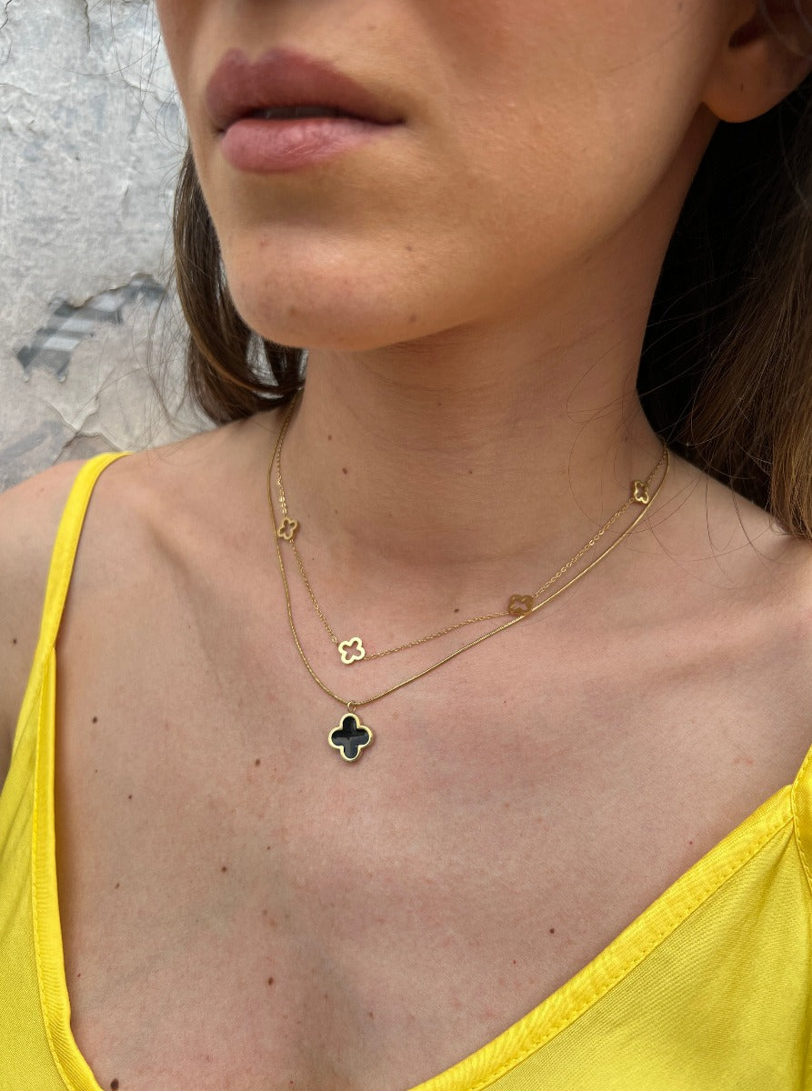 Kette Black Flower No129 concept store Düsseldorf
