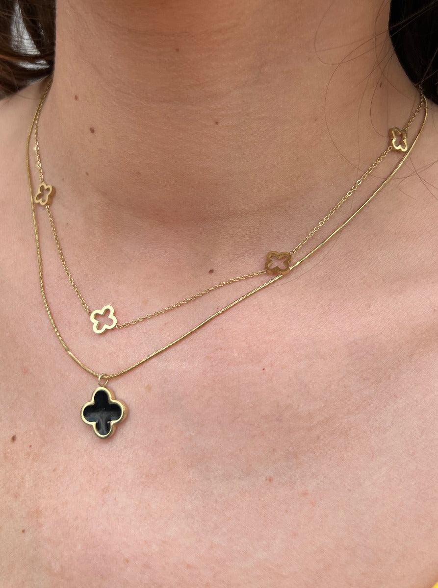 Kette Black Flower No129 concept store Düsseldorf
