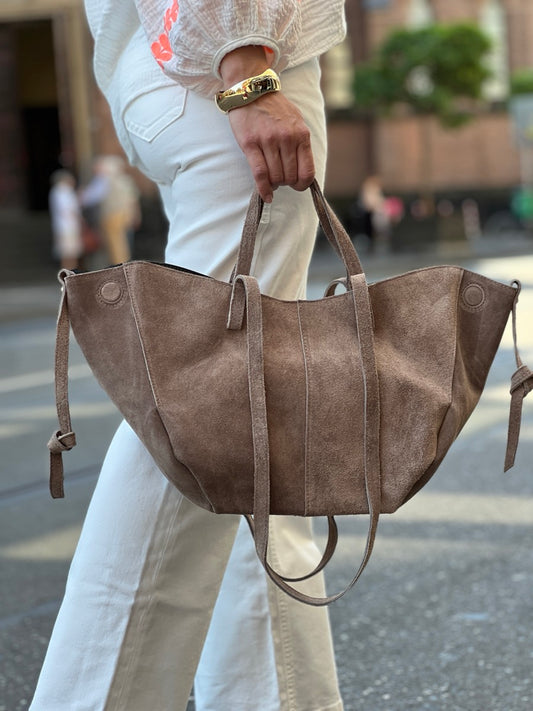 N°129 Tasche Shopper Velours