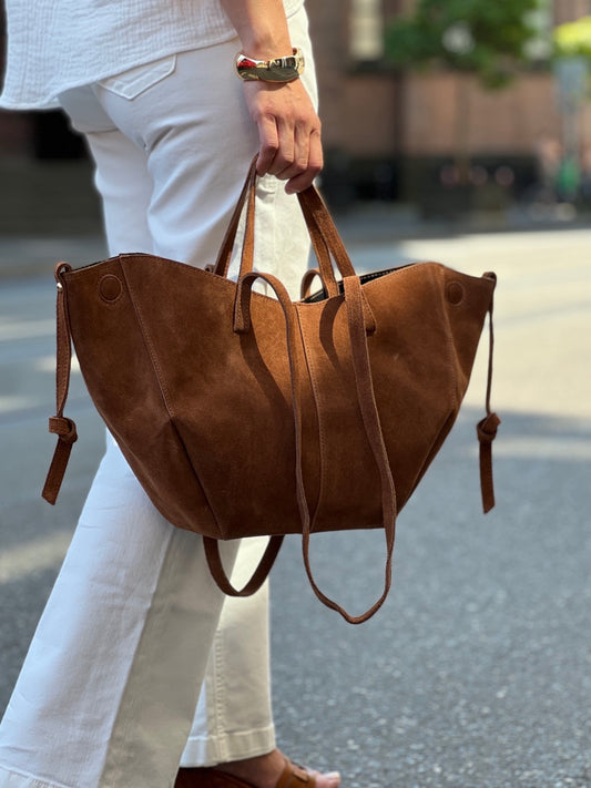 N°129 Tasche Shopper Velours