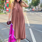 Dixie Kleid Plisee Neckholder. No129 concept store Duesseldorf