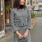 N°129 Blazer Tweed Hahnentritt