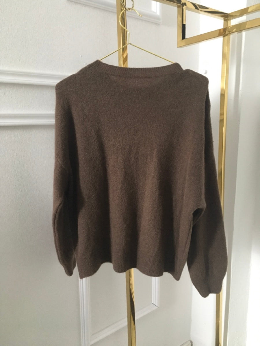 No129 Pullover Babyalpaca Bündchen